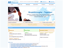 Tablet Screenshot of akelastomer.com